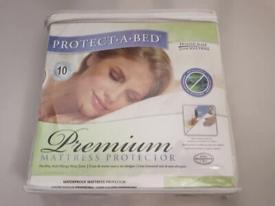 Protect-A-Bed первоклассный водонепроницаемый матрас протектор чехол TWIN махровый новый - Изображение 1 из 4