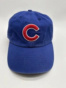 Chicago Cubs Dad Hat Baseball Cap Strap Back 47 Brand Blue Cotton Unstructured - Picture 1 of 8