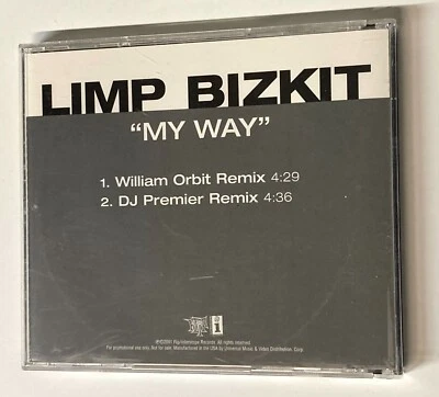 LIMP BIZKIT "My Way" RARE PROMO ONLY CD Single William Orbit DJ PREMIER REMIXES - Image 1 of 4