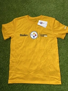 NIKE MENS DRI FIT PITTSBURGH STEELERS UNITED T SHIRT SIZE MEDIUM NWT - Picture 1 of 3