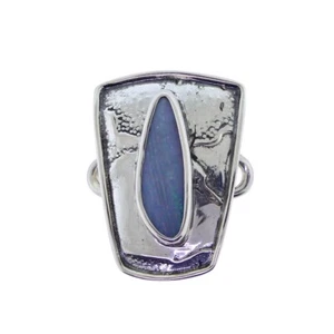 Tabra Opal Doppel Sterlingsilber Charm - Bild 1 von 1
