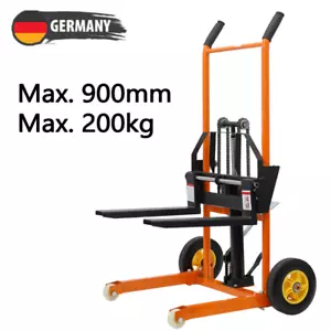 Hydraulik Hochhubwagen Stapler Deichselstapler Handstapler Hubwagen Max.200kg - Bild 1 von 10
