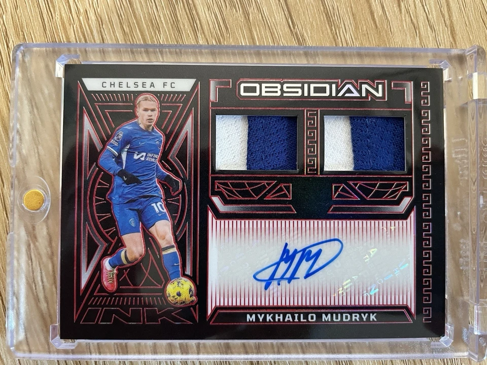 Mykhailo Mudryk Chelsea FC 2023-24 Obsidian Red Auto /4 - Image 1 of 2