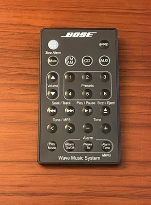 Bose Wave Music System Remote for AWRCC1, AWRCC2, III with New Battery Installed - Image 1 of 4