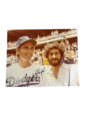 Vintage Baseball L.A Dodgers SANDY KOUFAX AUTOGRAPHED/SIGNED 8x10 COLOR Photo. - Image 1 of 4