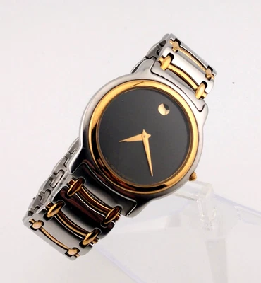 Reloj Museo Clásico Movado Vintage Para Hombre Dos Tonos GP/SS Modelo #81.C2.865.6~ Genial Foto 1 de 4