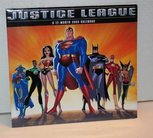 Justice League Animated Series 2003 Wall Calendar Unopened DC Comics Landmark - Bild 1 von 2