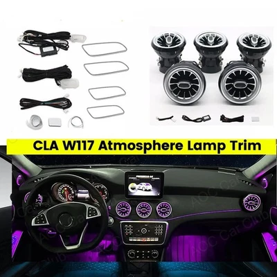 Air Vent LED Ambient Light Atmosphere Lamp For Mercedes-Benz CLA W117 2013-2019 - Image 1 of 4