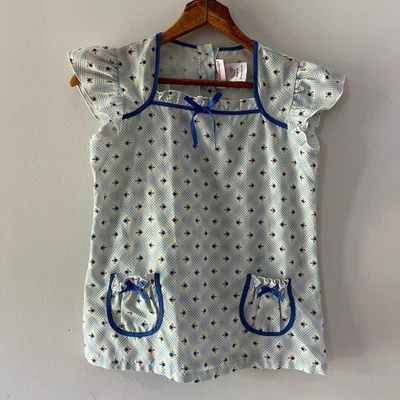 Top de pijama American Girl, camisa de pijama, talla mediana 10/12, pijamas florales Molly para niñas Foto 1 de 4