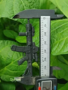 1/12 Scale Action Figure Collectible 6" Hk416 Military Gun Model Accessories MEZ - Picture 1 of 6