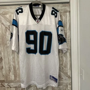 NFL Carolina Panthers Julius Peppers 90 XL football Jersey Reebok Hall Of Fame - Picture 1 of 9