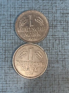 2 - Deutsche 1 Deutsche Mark - 1950D 1965J Top Zustand!!! - Bild 1 von 2