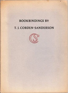 Bookbindings by T. J. Cobden-Sanderson by Adams, Frederick B. - Picture 1 of 1