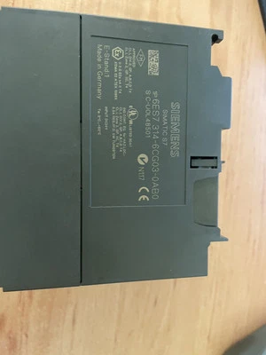 Siemens Simatic S7 6ES7314-6CG03-0AB0 CPU 314 6ES7 314-6CG03-0AB0 - Immagine 1 di 2
