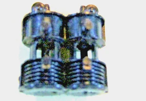 COMPRESOR M0318, DOBLE PARA MANTUA TYCO RARO NUEVO PIEZA ORIGINAL DE FÁBRICA NEGRO - Imagen 1 de 5