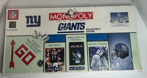 NEW YORK GIANTS MONOPOLY BOARD GAME NFL COLLECTOR'S EDITION FACTORY SEALED 2003 - Picture 1 of 5