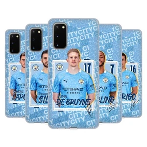 MAN CITY FC 2020/21 PREMIÈRE ÉQUIPE ÉTUI COQUE EN GEL POUR SAMSUNG TÉLÉPHONES 1 - Photo 1 sur 14