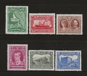 NEWFOUNDLAND #163-168 MH - six from the set of 9 - Picture 1 of 2