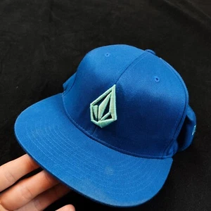 Volcom Fullcap Azul Adulto Pequeño - Mediano Clásico Logo Bordado retro para ... - Imagen 1 de 10