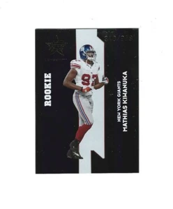 2006 Leaf Rookies Stars Longevity Target #102 Mathias Kiwanuka RC /999 GIANTS - Picture 1 of 2