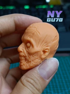 1:18 Hellboy Rotten Face Zombie Head Sculpt Model For 3.75inch Action Figure - Picture 1 of 5
