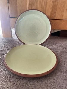 Denby Dinnerplates. Juice Apple Green. 27cm/ 10.5” Next To New - Picture 1 of 7