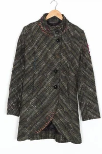 DESIGUAL Wool Knitted Coat Jacket Women Size EU 42 MJ3790 - Picture 1 of 8