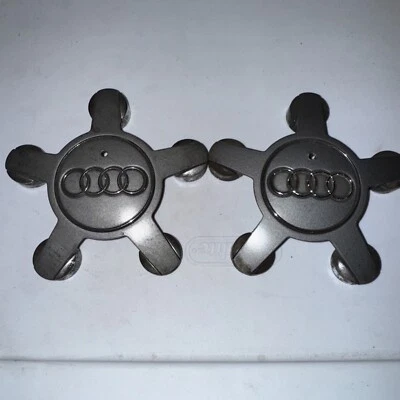 Tapa central plateada OEM para AUDI A4 S4 2009-2012 4F0601165N 560-58838 Foto 1 de 4