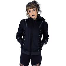Poizen Industries Rogue Hooded Jacket • Ships in 2-4 Weeks • Gothic