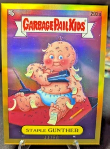 2024 Garabge Pail Kids Chrome Series 7 Staple Gunther Gold Refractor # 44/50 - Picture 1 of 2