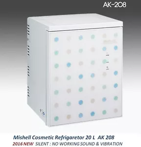 NEW Mishell Cosmetic Refrigerator 20 L AK 208 Silent Design & Smart Temp Control - Picture 1 of 9