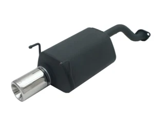 Silenciador para Honda Civic VI berlina 1.4i 66kW 1996-2001 punta redonda única 100 mm - Imagen 1 de 2