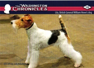 Lila British Gen. William Howe's Dog The Washington Chronicles 2022 Trading Card - Bild 1 von 4