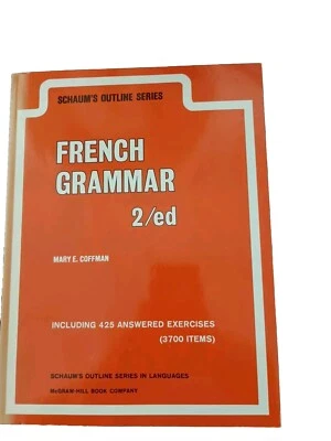 schaum's outline series French Grammar - Image 1 of 4