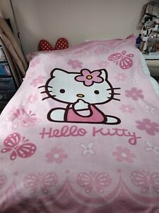 Hello Kitty Pink Fleece Blanket
