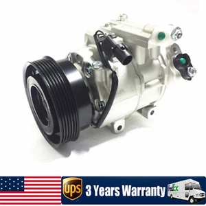 AC A/C Compressor w/ AC Clutch Fit For 2007 2008 Kia Rondo LX EX 2.7L 977011D200 - Foto 1 di 13
