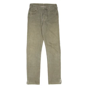 Jeans Vintage LEVI'S 501 Para Mujeres Verdes Regulares Rectos Años 90 W27 L31 - Imagen 1 de 6