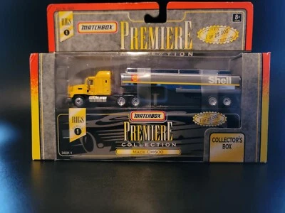Matchbox 1996 Premiere Collection (Series 1) Mack CH600 Shell Tanker Rig - Image 1 of 2