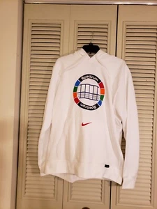 Philadelphia 76ers Nike NBA City Edition White Hoodie Spectrum Sixers Sz XL NWT! - Picture 1 of 8