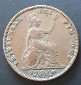 More details for 1837 william iv farthing coin