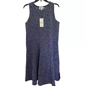 Leota Damen blau Ava Jacquard Partykleid Größe 1X neu mit Etikett - Bild 1 von 7