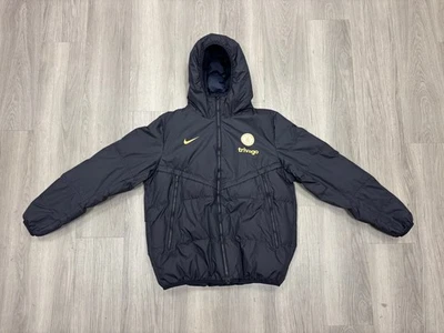 Chelsea Jacket Mens L Black Nike Strike Down Storm Fit Player Issue Bench 2023 - Image 1 of 4