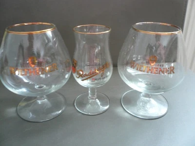 Gläser 3 Cognacschwenker Likörgläser Schnapsgläser 2x Wilthener 1x Radeberger - Bild 1 von 4