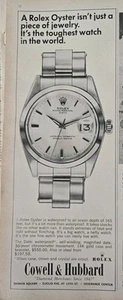 1966 mens Rolex Oyster waterproof watch toughest in world vintage Ad - Picture 1 of 1