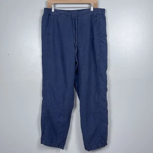Orvis Women's 100% Linen Elastic Wasit Drawstring Lounge Pants Size L; Comfort - Picture 1 of 11