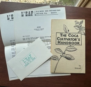 RARE 1977 The Coca Cultivator's Handbook By Manuel Cocaine High Times David Lee - Picture 1 of 7