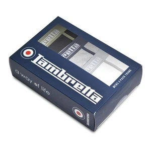 Lambretta Mens 3 PK Classic Boxer Shorts Underwear Boxers Gift Set Boxershorts - Picture 1 of 11