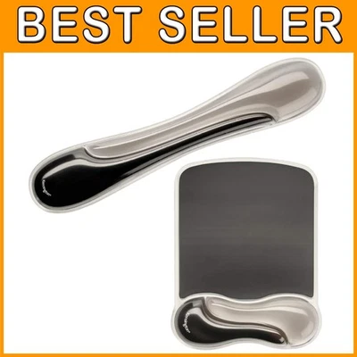 Comfortable Duo Gel Mousepad & Wrist Support - Gray - Image 1 of 4