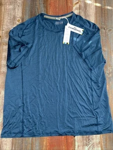 Smartwool Men’s Active Ultralite Short Sleeve Shirt- Twighlight Blue-XXL -New - Picture 1 of 3