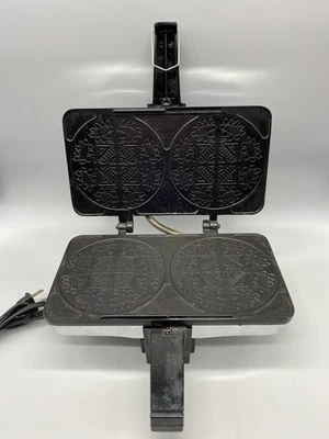 CucinaPro Krumkake Pizzelle Baker Maker 220-02 - TSK-242F2 - PROBADO FUNCIONA Foto 1 de 4